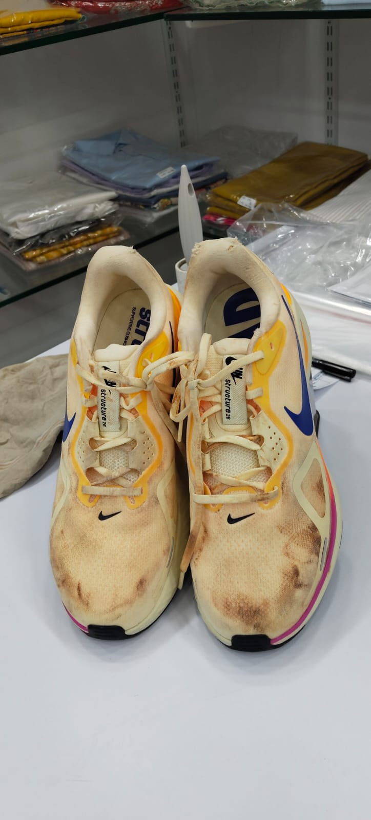 Before sneaker cleaning result