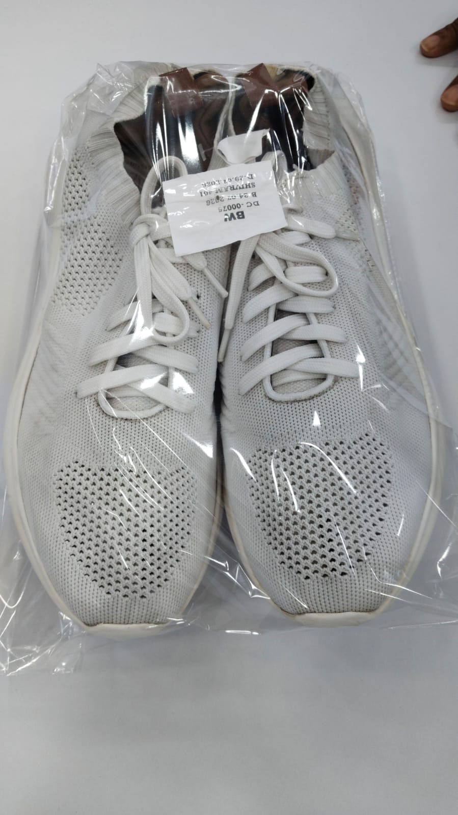 After white shoe cleaning result